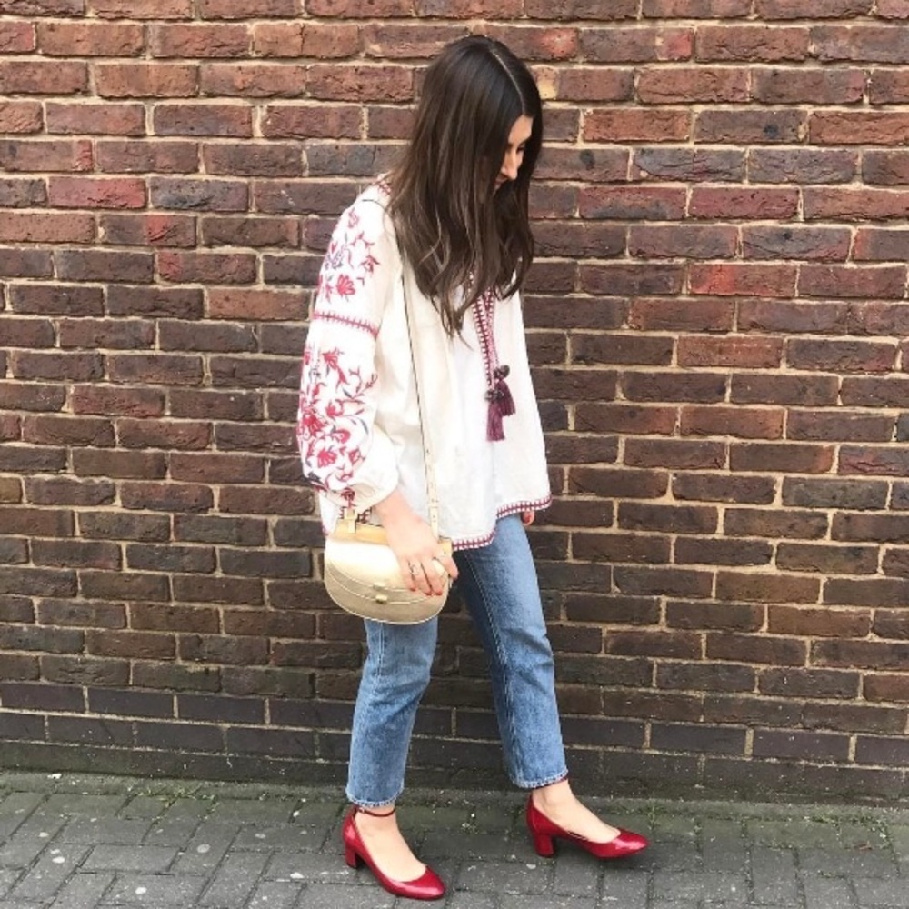 Embroidered Fancy Boho Vibes Blouse